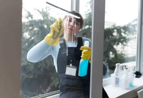 Nettoyage de vitres intérieures et extérieures à Saint-Julien-les-Rosiers